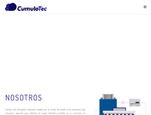 Tablet Screenshot of cumulotec.com